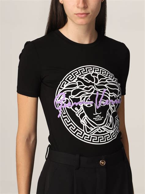 Versace t shirt women's sale